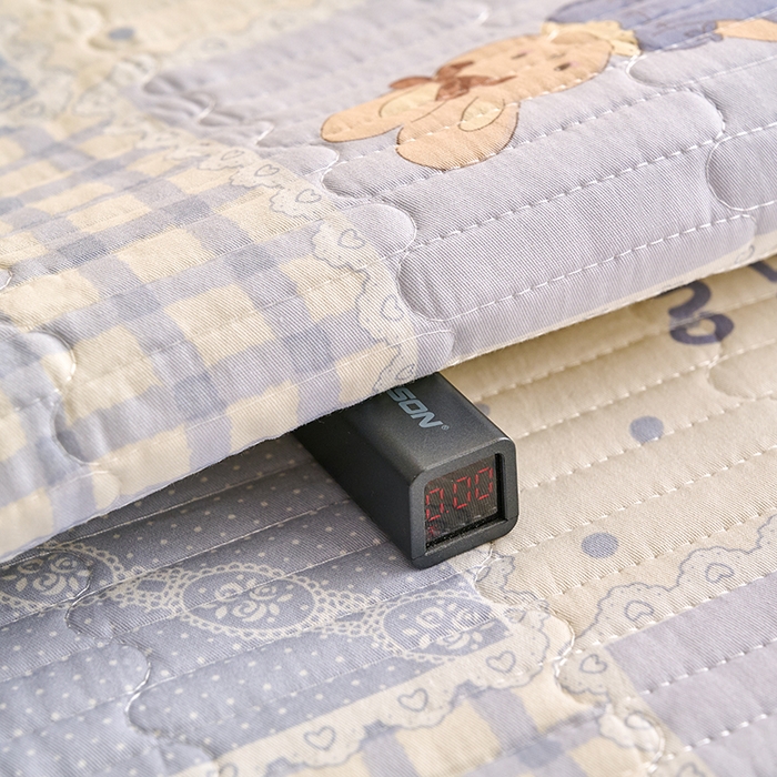 91家纺网 家纺一手货源 找家纺 X猫先生 2026新款全棉防水床垫婴童隔尿垫姨隔脏垫姨妈垫护理垫 蓝格童话（FS）