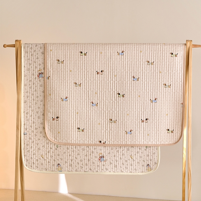 91家纺网 家纺一手货源 找家纺 X猫先生 2026新款全棉防水床垫婴童隔尿垫姨隔脏垫姨妈垫护理垫 组合