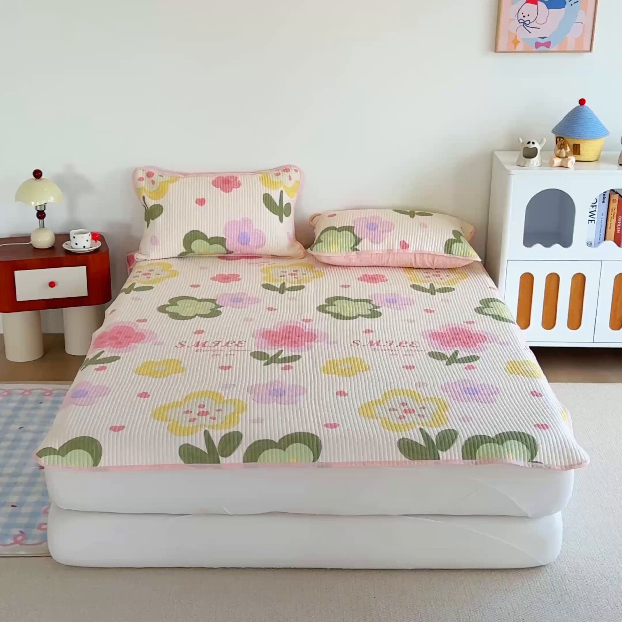 91家纺网 家纺一手货源 找家纺 （总）X猫先生 2026新款全棉防水床垫婴童隔尿垫姨隔脏垫姨妈垫护理垫