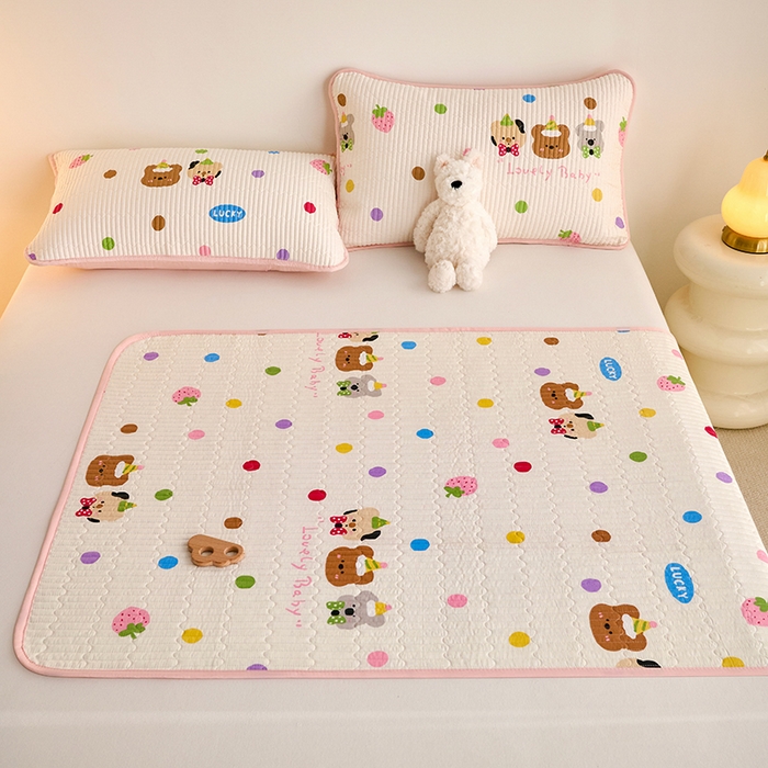 91家纺网 家纺一手货源 找家纺 X猫先生 2026新款全棉防水床垫婴童隔尿垫姨隔脏垫姨妈垫护理垫 冒险家（FS）