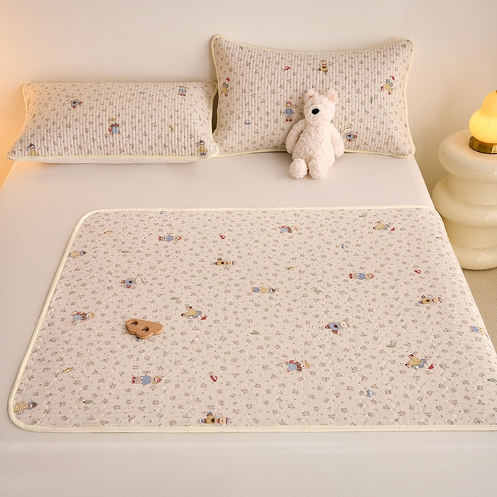 X猫先生 2026新款全棉防水床垫婴童隔尿垫姨隔脏垫姨妈垫护理垫 花野小正太（FS）