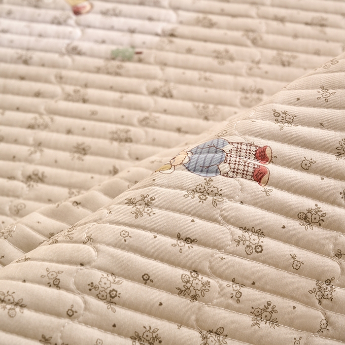 91家纺网 家纺一手货源 找家纺 X猫先生 2026新款全棉防水床垫婴童隔尿垫姨隔脏垫姨妈垫护理垫 花野小正太（FS）