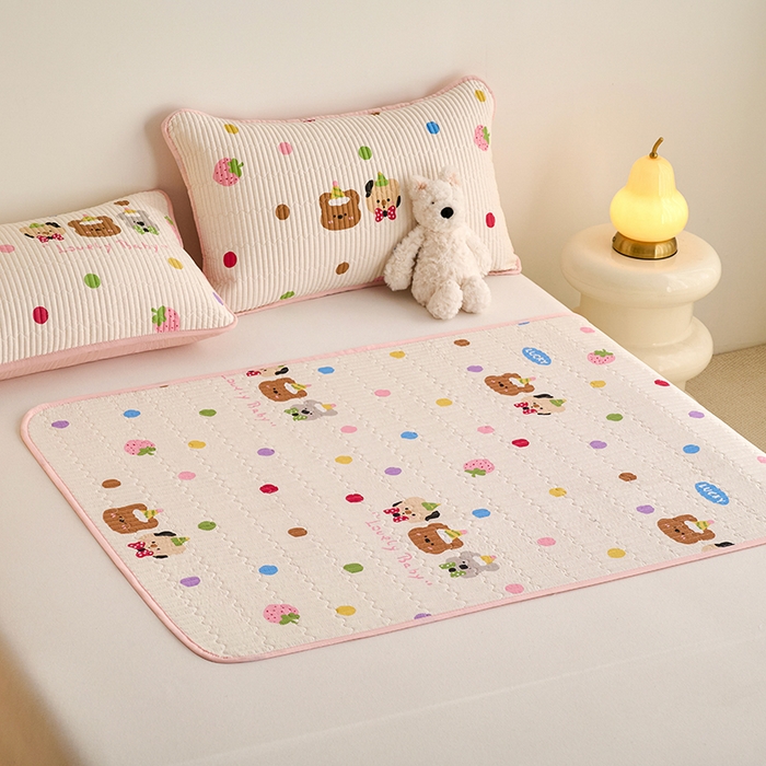 91家纺网 家纺一手货源 找家纺 X猫先生 2026新款全棉防水床垫婴童隔尿垫姨隔脏垫姨妈垫护理垫 冒险家（FS）