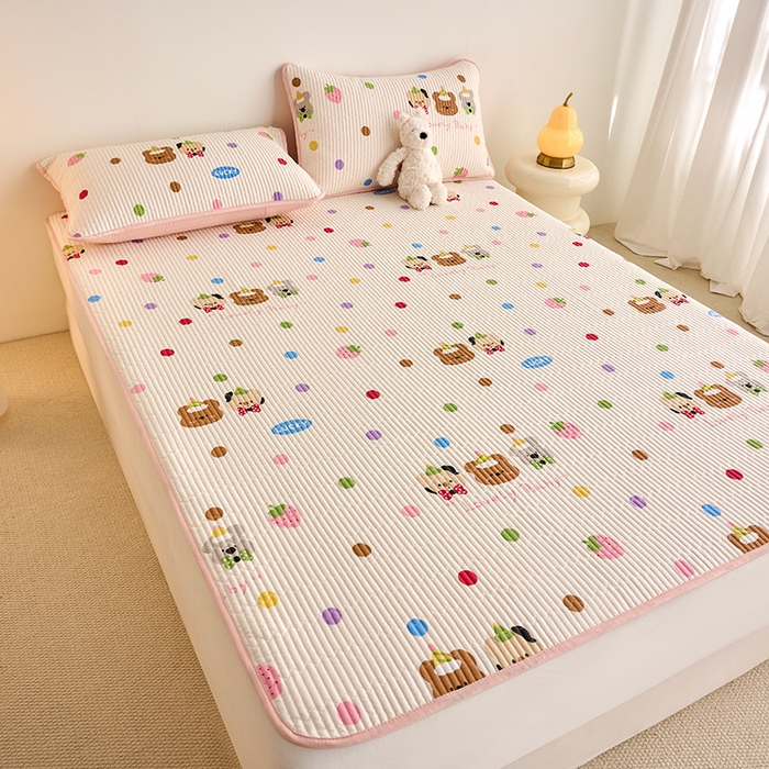 91家纺网 家纺一手货源 找家纺 X猫先生 2026新款全棉防水床垫婴童隔尿垫姨隔脏垫姨妈垫护理垫 冒险家（FS）