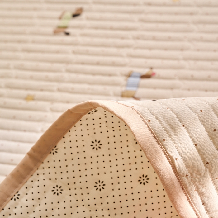 91家纺网 家纺一手货源 找家纺 X猫先生 2026新款全棉防水床垫婴童隔尿垫姨隔脏垫姨妈垫护理垫 星星柯基（FS）