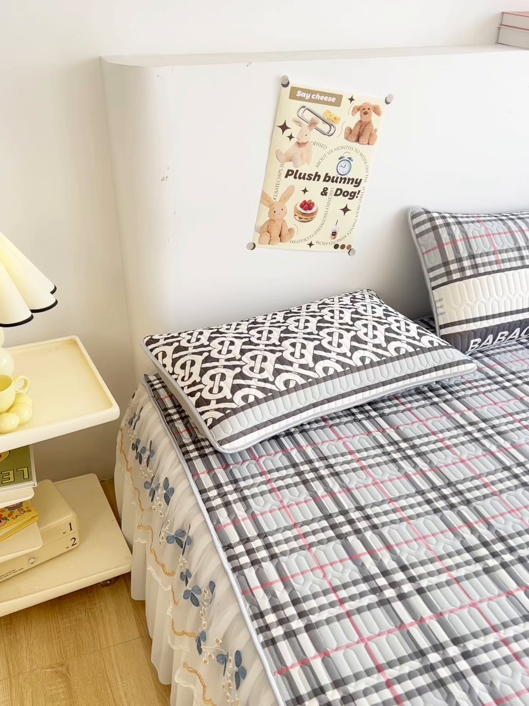 91家纺网 家纺一手货源 找家纺 能好家纺 2026春夏新款小清新乳胶床裙款凉席席子 潮牌