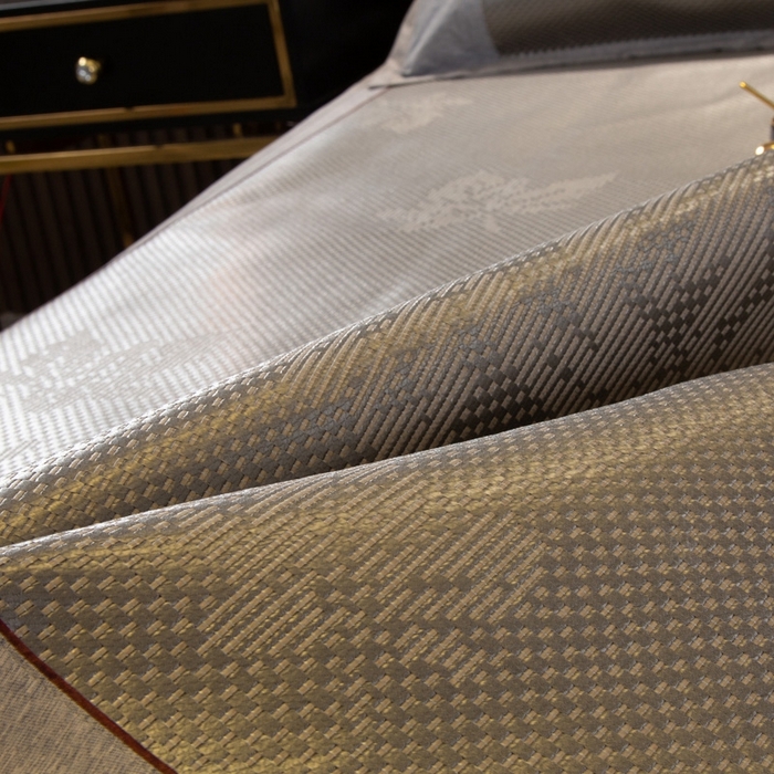 91家纺网 家纺一手货源 找家纺 （总）能好家纺 2026春夏新款提花冰藤床裙款凉席席子