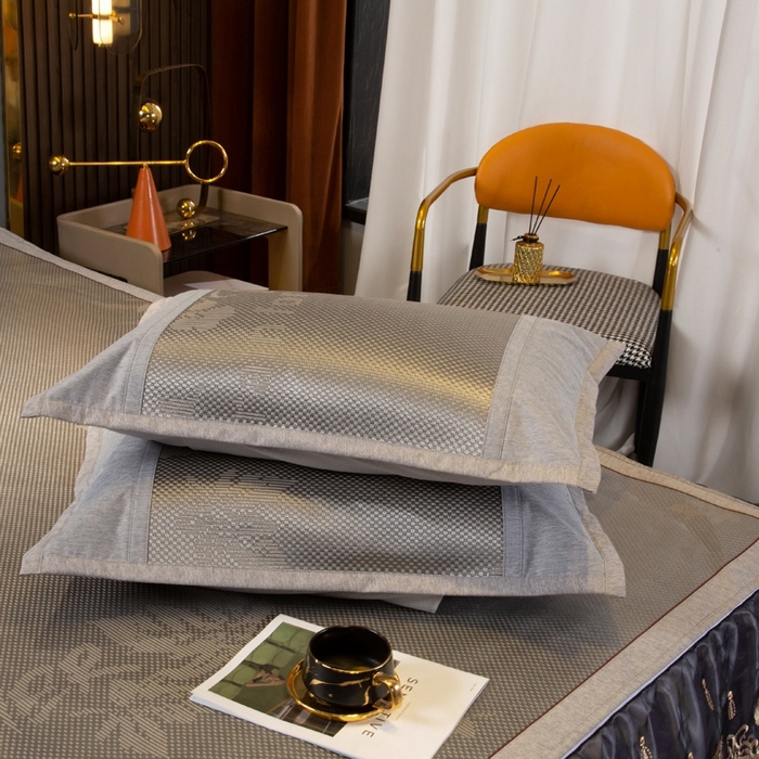 91家纺网 家纺一手货源 找家纺 （总）能好家纺 2026春夏新款提花冰藤床裙款凉席席子