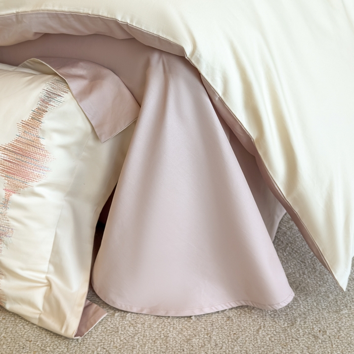 91家纺网 家纺一手货源 找家纺 （总）欣宜家纺 2026春夏新款纯棉全棉长绒棉刺绣绣花高端礼盒四件套-漫舞