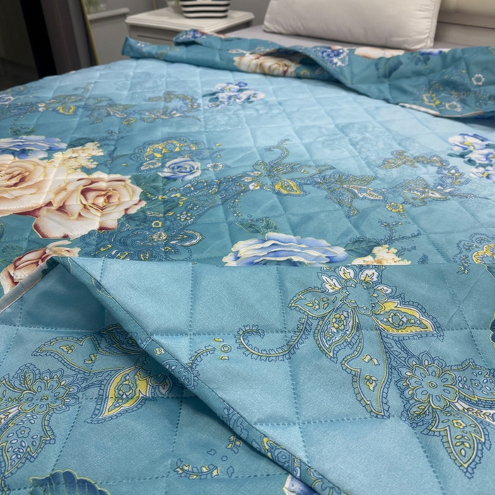 91家纺网 家纺一手货源 找家纺 被多多被业 2026新款磨毛印花夏被夏凉被空调被 爱丽丝-兰 开版