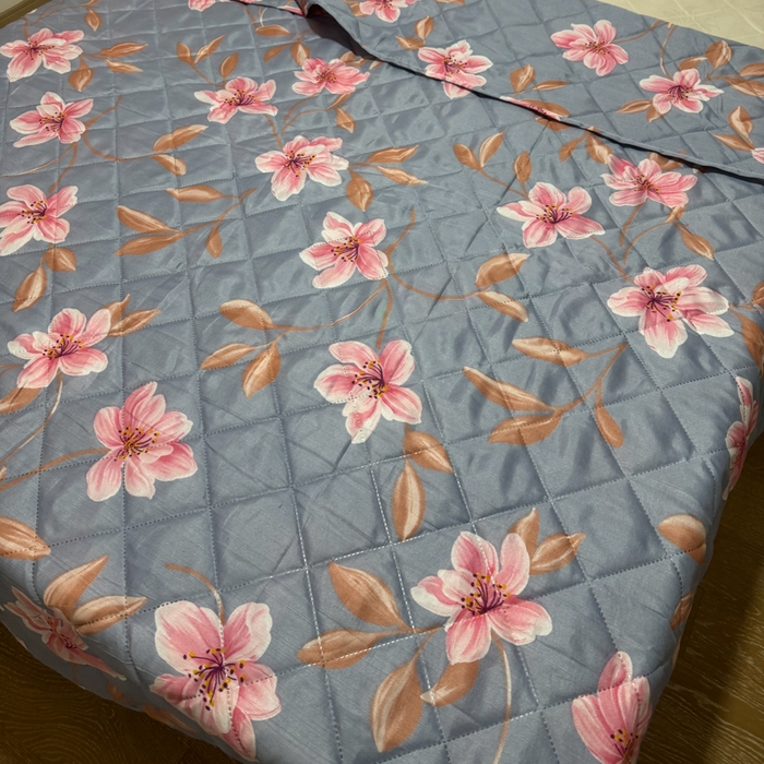 91家纺网 家纺一手货源 找家纺 被多多被业 2026新款磨毛印花夏被夏凉被空调被 粉雾兰