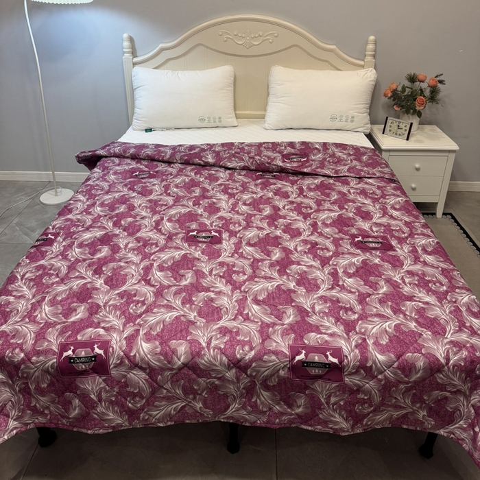 91家纺网 家纺一手货源 找家纺 被多多被业 2026新款磨毛印花夏被夏凉被空调被 迷情小鹿