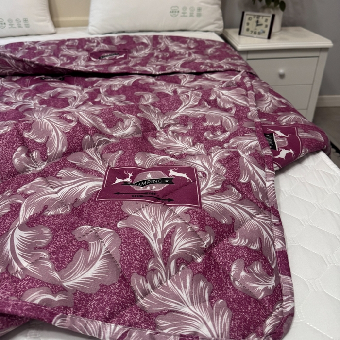 91家纺网 家纺一手货源 找家纺 被多多被业 2026新款磨毛印花夏被夏凉被空调被 迷情小鹿