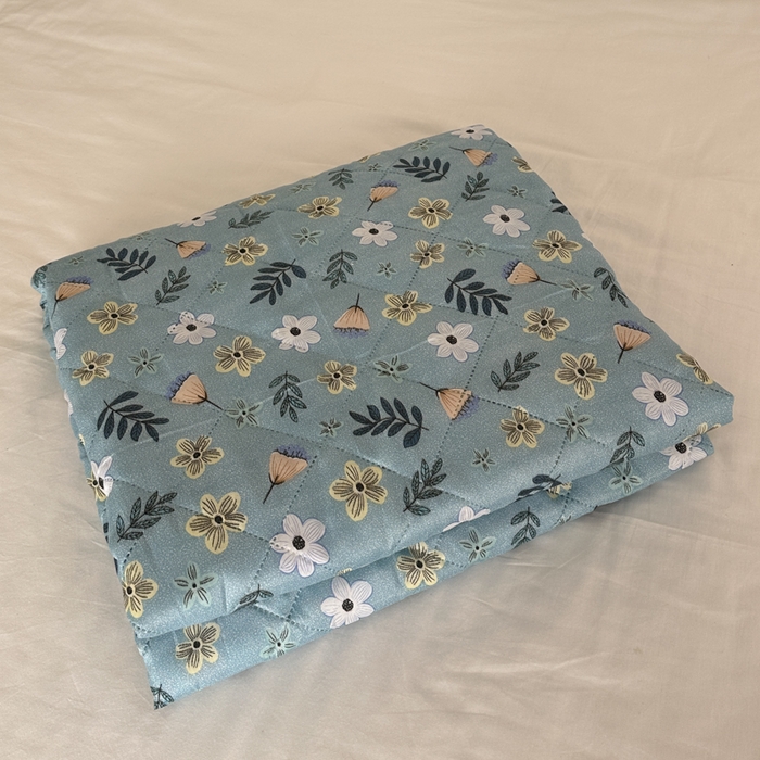 91家纺网 家纺一手货源 找家纺 被多多被业 2026新款磨毛印花夏被夏凉被空调被 青草绿