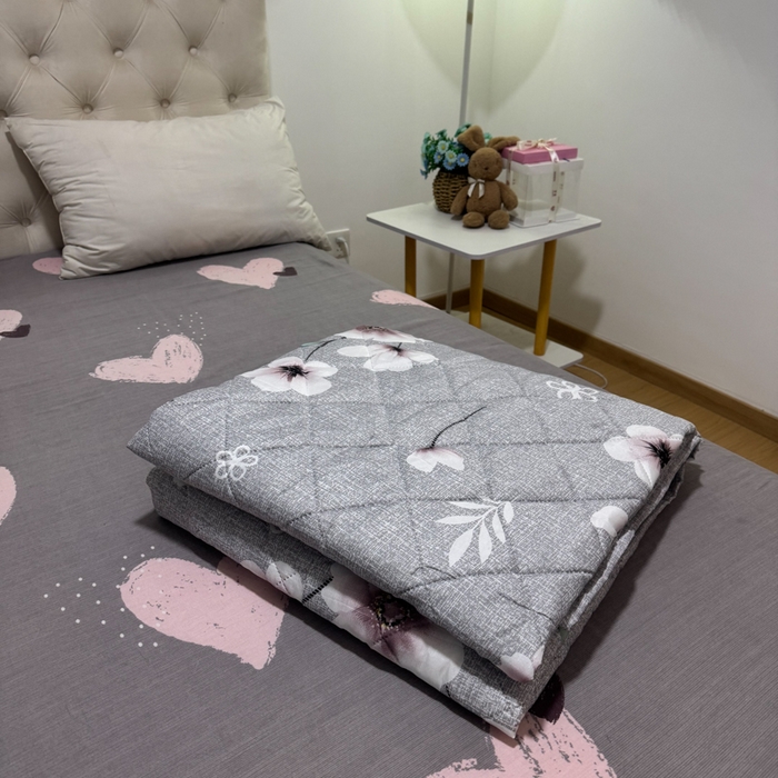 被多多被业 2026新款磨毛印花夏被夏凉被空调被 晚棠