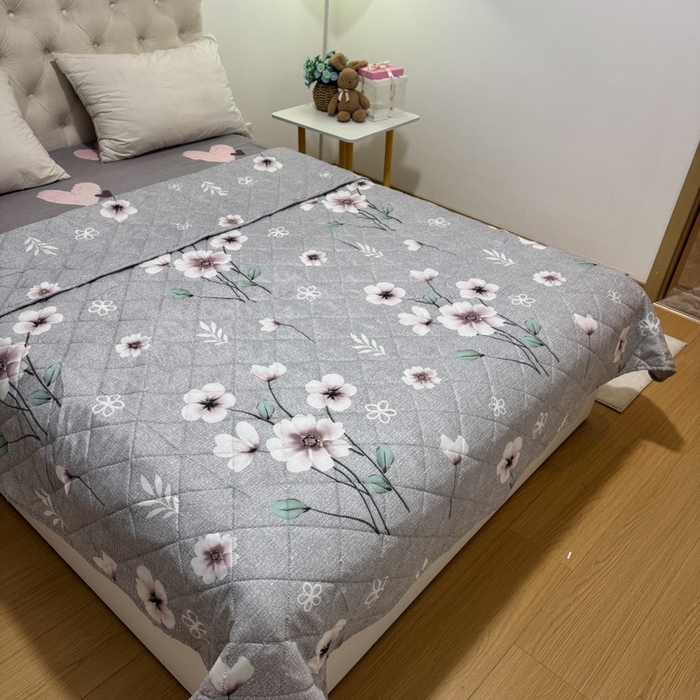 91家纺网 家纺一手货源 找家纺 被多多被业 2026新款磨毛印花夏被夏凉被空调被 晚棠