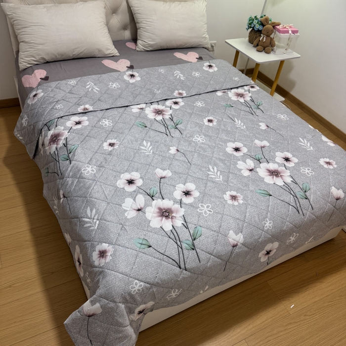 91家纺网 家纺一手货源 找家纺 被多多被业 2026新款磨毛印花夏被夏凉被空调被 晚棠