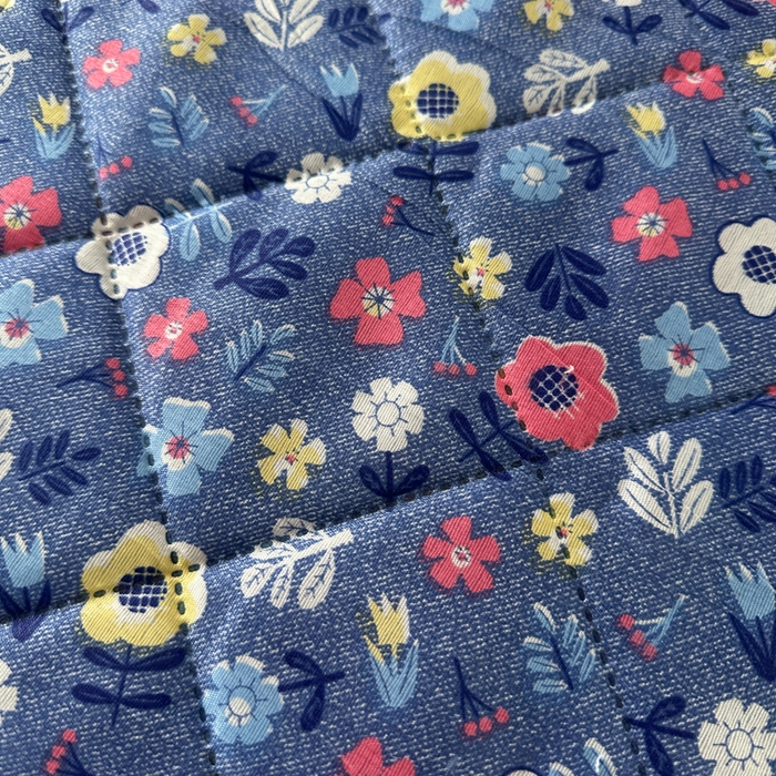 91家纺网 家纺一手货源 找家纺 被多多被业 2026新款磨毛印花夏被夏凉被空调被 小碎花-蓝