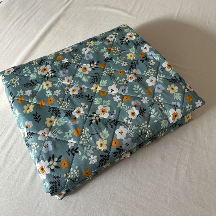 91家纺网 家纺一手货源 找家纺 被多多被业 2026新款磨毛印花夏被夏凉被空调被 小碎花-绿