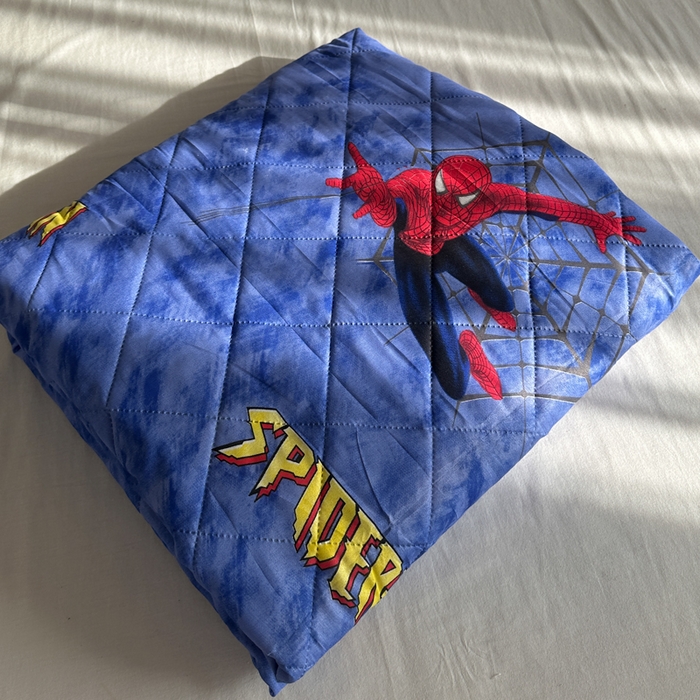 91家纺网 家纺一手货源 找家纺 被多多被业 2026新款磨毛印花夏被夏凉被空调被 蜘蛛侠