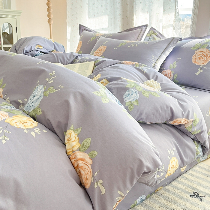 91家纺网 家纺一手货源 找家纺 （总）帛美家纺 2026新款AA版全棉纯棉印花四件套