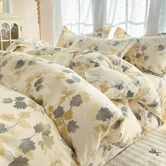 91家纺网 家纺一手货源 找家纺 （总）帛美家纺 2026新款AA版全棉纯棉印花四件套