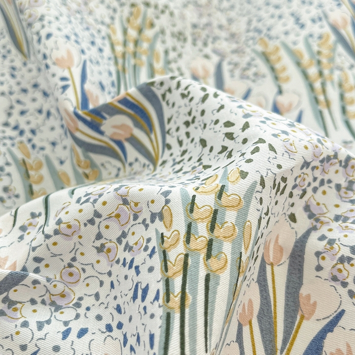 91家纺网 家纺一手货源 找家纺 帛美家纺 2026新款AA版全棉纯棉印花四件套 绿野