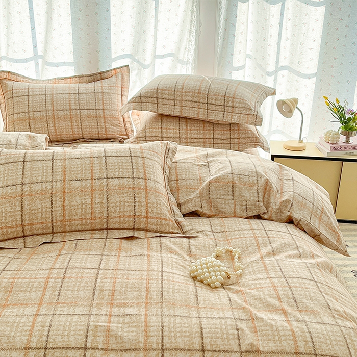 91家纺网 家纺一手货源 找家纺 帛美家纺 2026新款AA版全棉纯棉印花四件套 莫拉