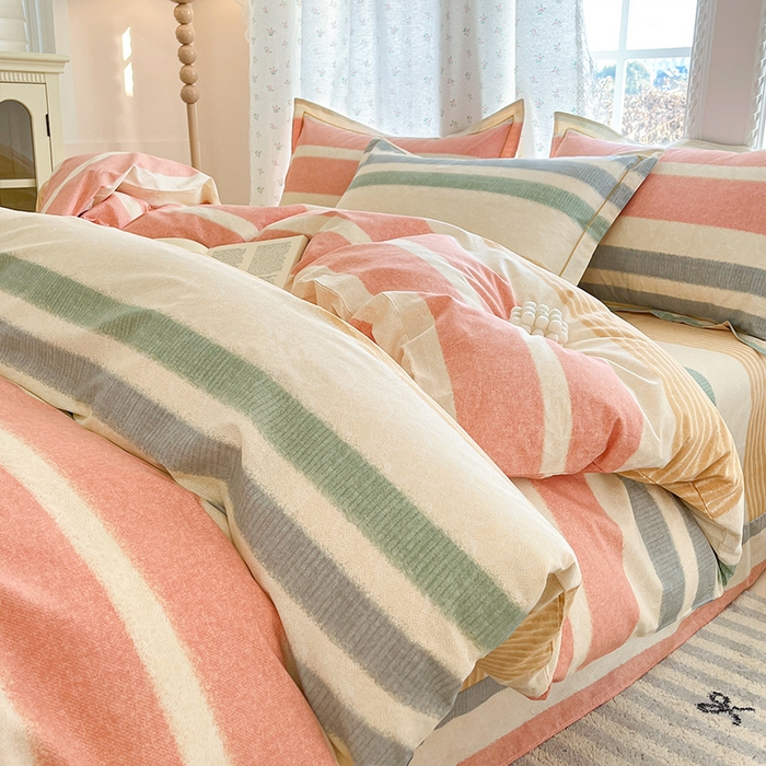 帛美家纺 2026新款AA版全棉纯棉印花四件套 暖冬