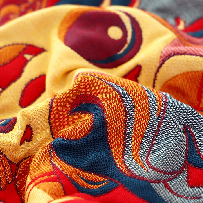 91家纺网 家纺一手货源 找家纺 朴尔家纺-毛巾被 2026新款全棉纯棉加厚八层纱布喜庆民族风婚庆系列枕巾单枕巾枕巾单件 好运连连