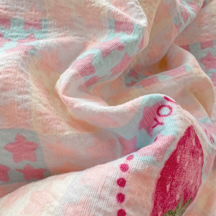 91家纺网 家纺一手货源 找家纺 （总）优选 2026新款加厚云感棉双层纱四件套小碎花被套床单床笠款学生三件套新款直播爆款