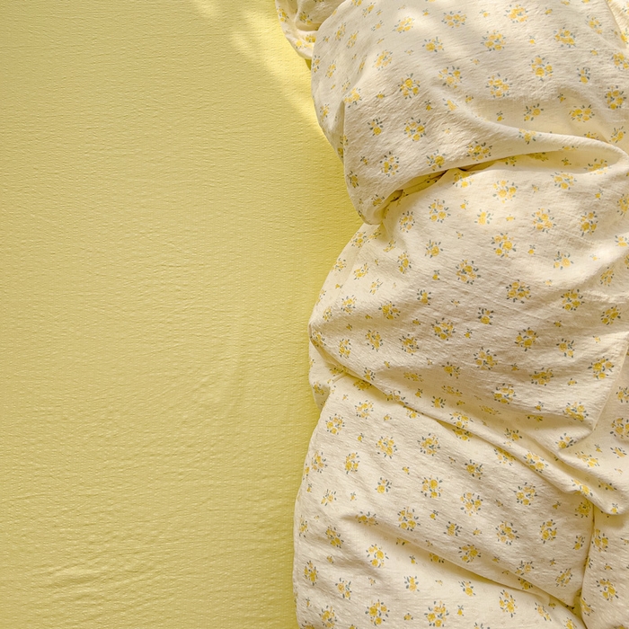 91家纺网 家纺一手货源 找家纺 优选 2026新款加厚云感棉双层纱四件套小碎花被套床单床笠款学生三件套新款直播爆款 橘子海