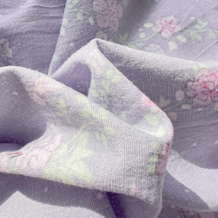 91家纺网 家纺一手货源 找家纺 优选 2026新款加厚云感棉双层纱四件套小碎花被套床单床笠款学生三件套新款直播爆款 恋如青柠香