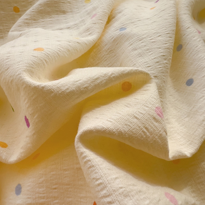 91家纺网 家纺一手货源 找家纺 优选 2026新款加厚云感棉双层纱四件套小碎花被套床单床笠款学生三件套新款直播爆款 小波点