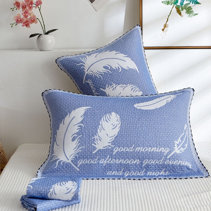 91家纺网 家纺一手货源 找家纺 朴尔家纺-毛巾被 2025新款卡通AB组合全棉纯棉层纱布枕巾 可爱小象粉 52x78cm/对