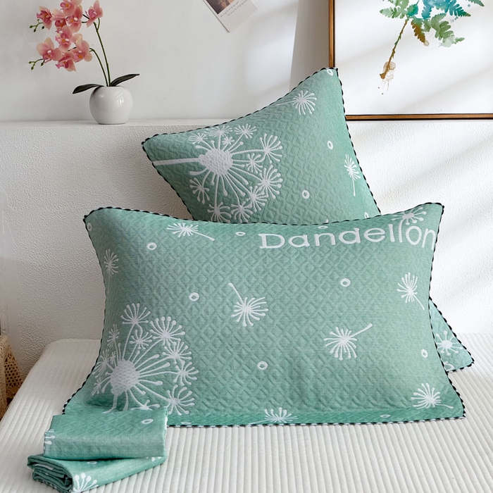 91家纺网 家纺一手货源 找家纺 （总）朴尔家纺-毛巾被 2026新款AB版蜂窝提花锁边立体枕巾