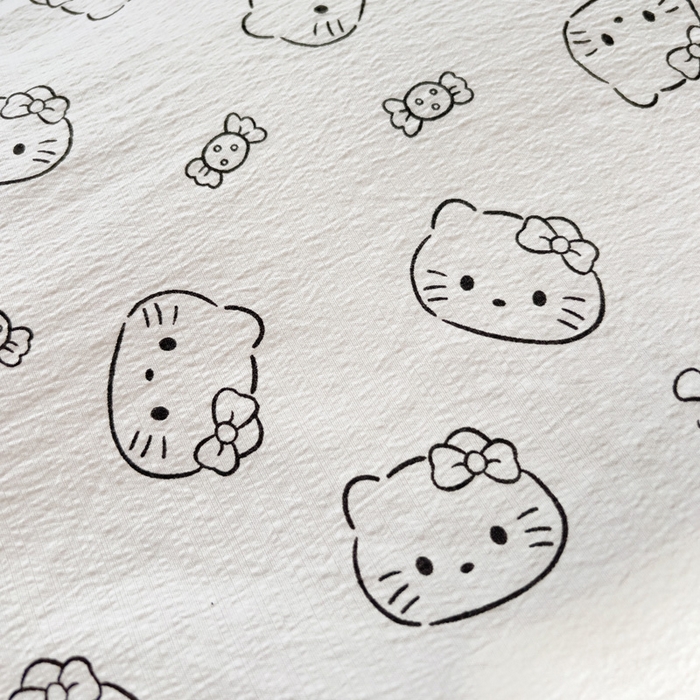 91家纺网 家纺一手货源 找家纺 优选良品 2026新款加厚云感棉双层纱四件套小碎花被套床单床笠款学生三件套新款直播爆款 猫咪恋人