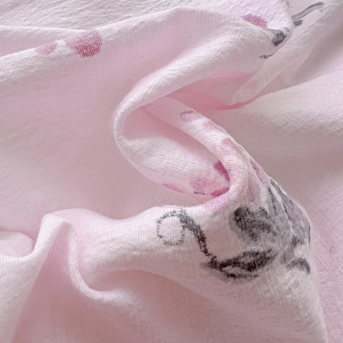 91家纺网 家纺一手货源 找家纺 优选良品 2026新款加厚云感棉双层纱四件套小碎花被套床单床笠款学生三件套新款直播爆款 葡萄七分甜