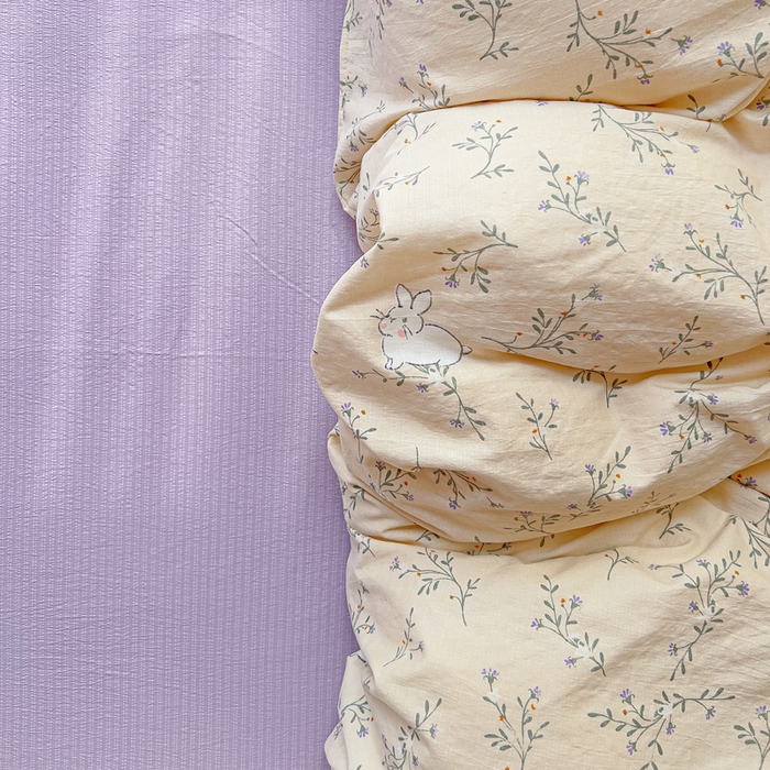 91家纺网 家纺一手货源 找家纺 优选良品 2026新款加厚云感棉双层纱四件套小碎花被套床单床笠款学生三件套新款直播爆款 森田野园