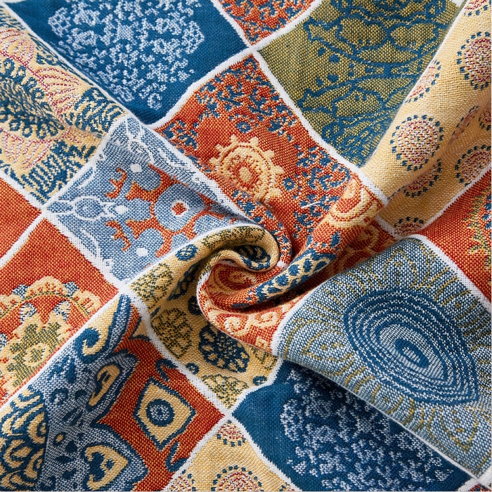 91家纺网 家纺一手货源 找家纺 朴尔家纺-毛巾被 2026新款全棉纯棉多彩四层纱布枕巾单枕巾枕巾单件 雪花朵朵