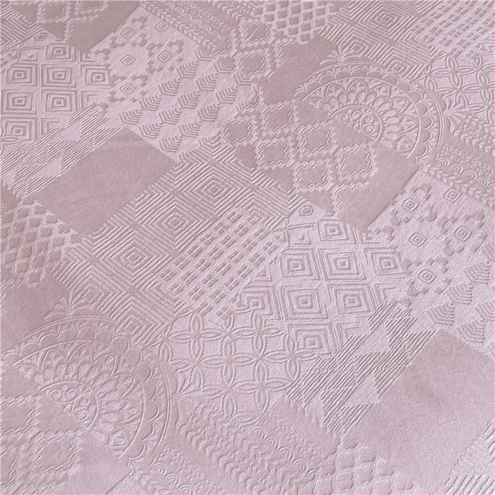 91家纺网 家纺一手货源 找家纺 琪格格纺织 2026新款60s精梳全棉纯棉厚织贡缎提花四件套 A类全棉立体浮雕床品 塞纳河畔- 嫣紫