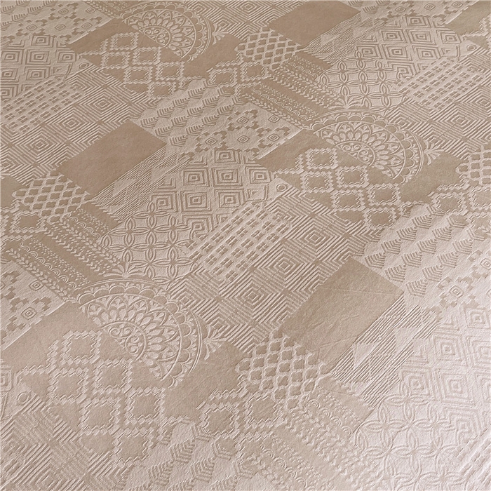 91家纺网 家纺一手货源 找家纺 琪格格纺织 2026新款60s精梳全棉纯棉厚织贡缎提花四件套 A类全棉立体浮雕床品 塞纳河畔-咖