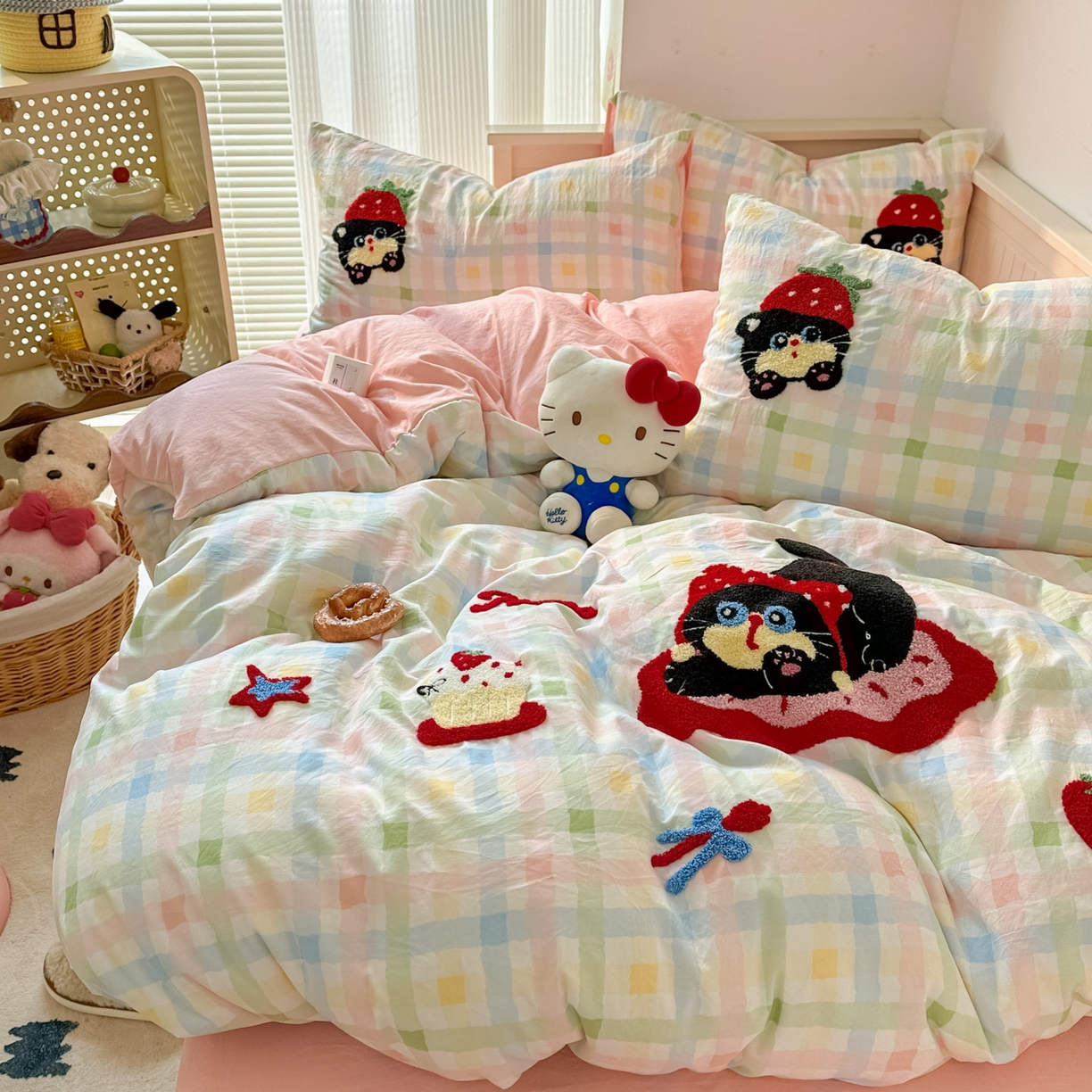 91家纺网 家纺一手货源 找家纺 （总）易辰美 2026春夏新款超柔水洗棉四件套