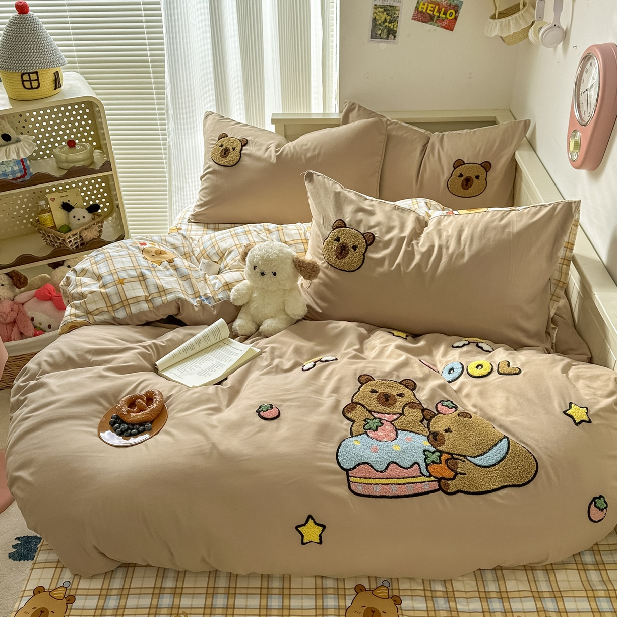 91家纺网 家纺一手货源 找家纺 （总）易辰美 2026春夏新款超柔水洗棉四件套