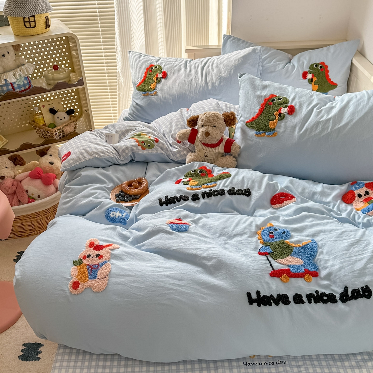 91家纺网 家纺一手货源 找家纺 （总）易辰美 2026春夏新款超柔水洗棉四件套