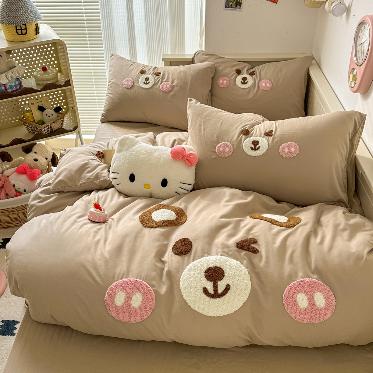 91家纺网 家纺一手货源 找家纺 （总）易辰美 2026春夏新款超柔水洗棉四件套