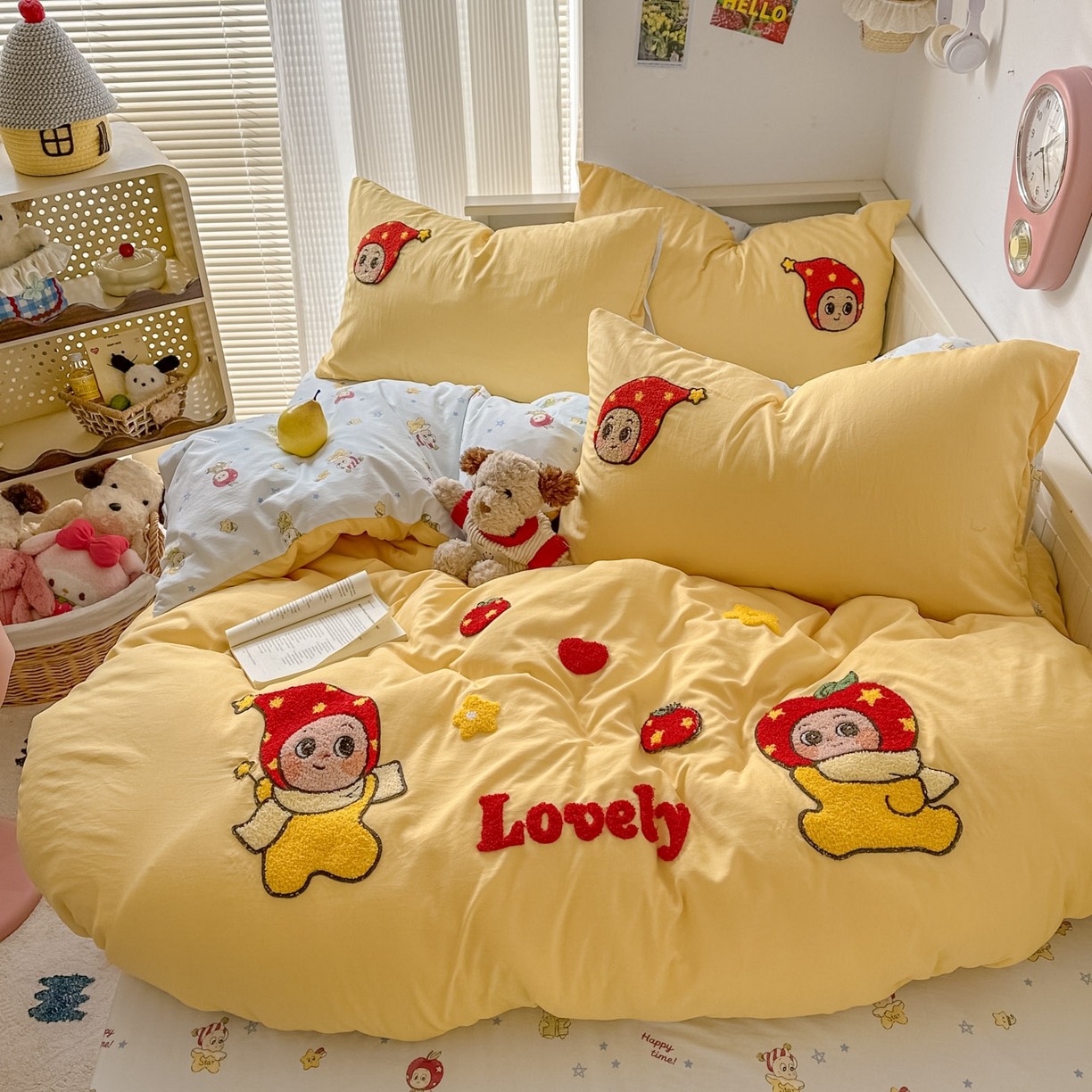 91家纺网 家纺一手货源 找家纺 （总）易辰美 2026春夏新款超柔水洗棉四件套