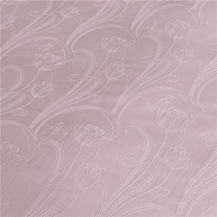 91家纺网 家纺一手货源 找家纺 琪格格纺织 2026新款60s精梳全棉纯棉厚织贡缎提花四件套 A类全棉立体浮雕床品 郁香浅渡-嫣紫