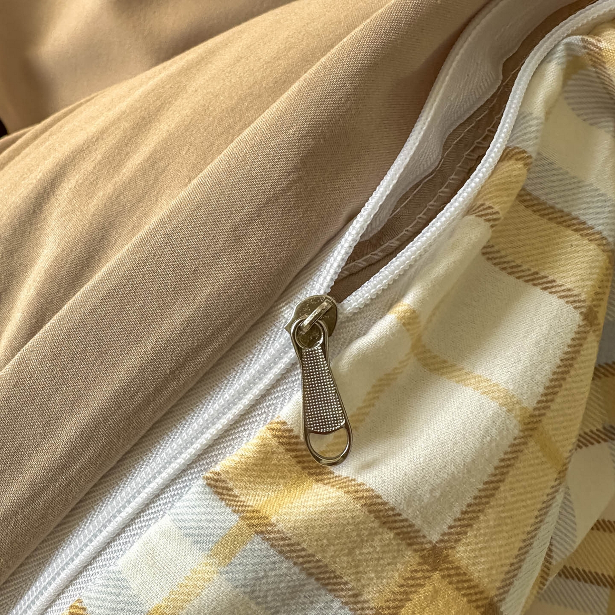 91家纺网 家纺一手货源 找家纺 易辰美 2026春夏新款超柔水洗棉四件套 蛋糕卡皮