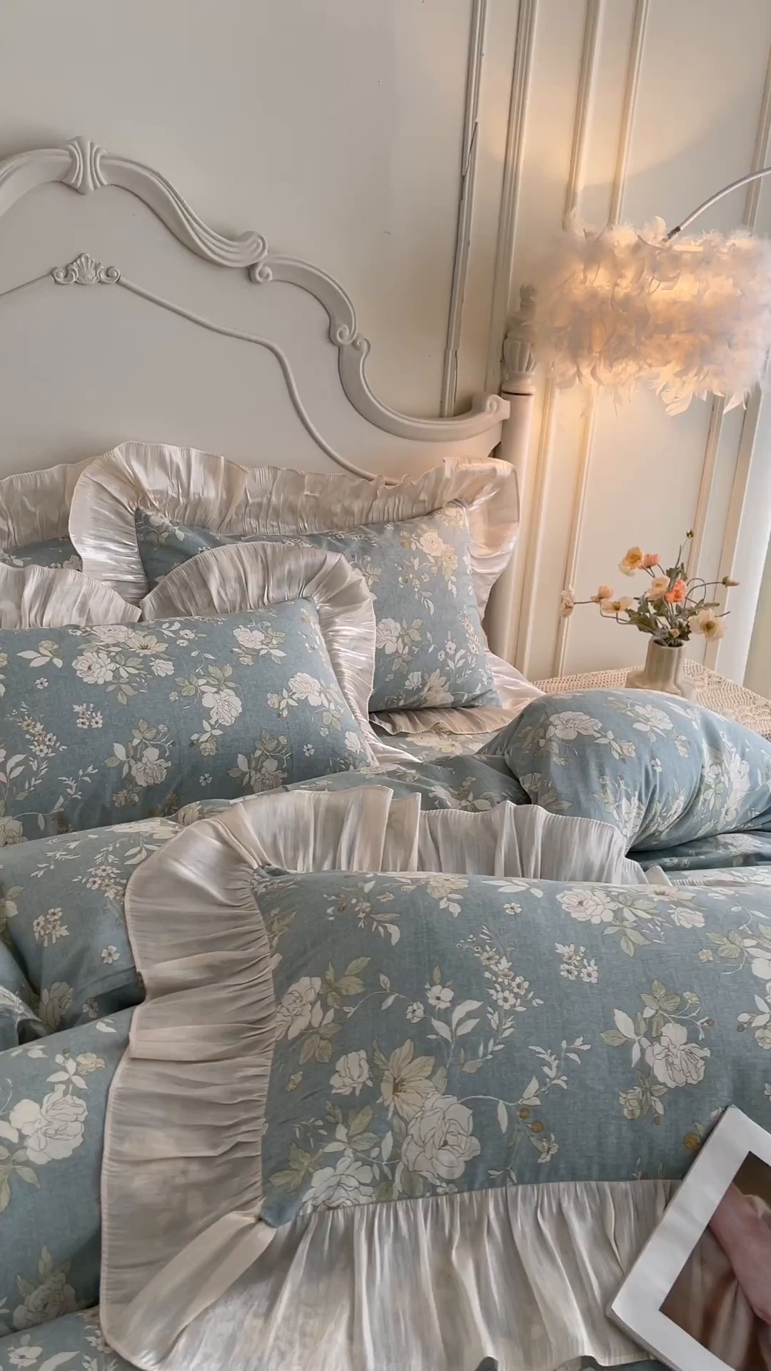 91家纺网 家纺一手货源 找家纺 （总）宜凡家纺 2026新款全棉印花床裙款四件套